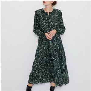 Zara Dress (midi floral) NEW